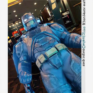 Estatua de caballero heroico-Figura de armadura de caballero oscuro con capa y ojos brillantes/Pantalla de armadura de caballero oscuro/Figura de superhéroe coleccionable - Product Image 2