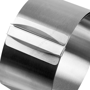 แม่พิมพ์อบขนมสแตนเลสขายส่ง สำหรับงานวันเกิด งานแต่งงาน อุปกรณ์ตกแต่งขนมเค้กในครัว แหวนมูสปรับขนาดได้ รูปทรงกลม - Product Image 5