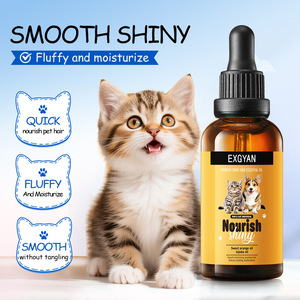 SADOER <span class=keywords><strong>Huile</strong></span> Essentielle Nourrissante pour Animaux de Compagnie Effet Brillance 30ml Chat Chien Amélioration de l'Image Parfumée Lumineuse Commerce International - Product Image 2