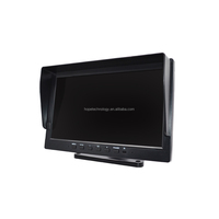 Camion de haute qualité 10.1 pouces 1024 x 600IPS VGA numérique couleur TFT LCD caméra moniteur 24 volts moniteur