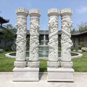 Lampadaire <span class=keywords><strong>en</strong></span> <span class=keywords><strong>marbre</strong></span> blanc sculpté à la main <span class=keywords><strong>avec</strong></span> motif feuille d'acanthe et globe ajouré, <span class=keywords><strong>colonne</strong></span> de jardin <span class=keywords><strong>en</strong></span> pierre de style europé<span class=keywords><strong>en</strong></span> - Product Image 6