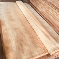 Vente en gros de placage de bois de conception industrielle naturelle de 1mm Okoumé 0.3mm 0.5mm Faces Faces du Gabon Techniques de coupe rotative