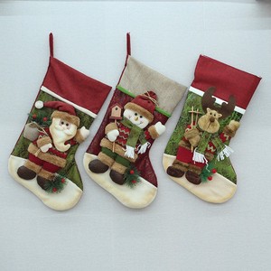 Chaussette de Noël SPR avec un joli motif de dessin animé Navidad, sac cadeau réutilisable pour la décoration des fêtes et pour les enfants et la <span class=keywords><strong>famille</strong></span> - Product Image 6