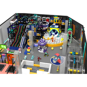 <span class=keywords><strong>Labyrinthe</strong></span> de terrain de jeu intérieur pour enfants sur le thème écologique avec jeux intéressants Carrousel d'épandeur de boules à glissière en tube transparent - Product Image 2