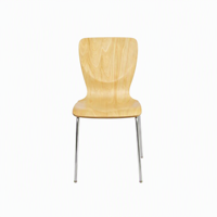 Chaise de salle à manger moderne avec pieds en acier chromé, chaise d'accueil commerciale pour bureau, café, restaurant
