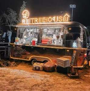 Camion de restauration rapide mobile en acier inoxydable, <span class=keywords><strong>camping</strong></span>-<span class=keywords><strong>car</strong></span>, camion de hot-dogs, caravane, remorque alimentaire à vendre - Product Image 4