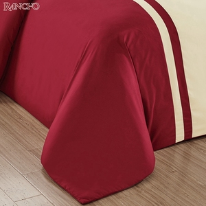 Housse de lit personnalisée en coton, couette de luxe brodée, tissu doux, vente en gros, 100% - Product Image 4
