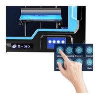 Impresora 3D QIDI X-Pro de Doble Extrusor al por Mayor, Pantalla Táctil Grande de 4.3 Pulgadas, Máquina de Impresión 3D Cerrada