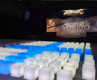 Tavoli Luminosi a LED di Lusso con Logo, Mobili Mobili per Casa, Bar, Patio, Eventi in Discoteca, Decorazione Soggiorno, Piscina