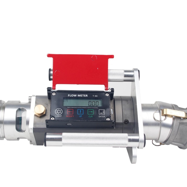 3 Inch Digital Gravity Flow Meter T-80 Model Portable Unloading Equipment for Oil Tanker Unloading Metering Use