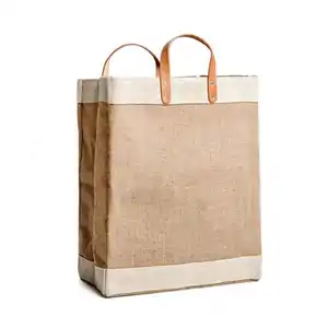 个性化黄麻购物礼品袋定制可重复使用稻草沙滩手提袋新娘礼品手提袋