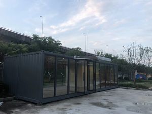 चीन गर्म बिक्री सस्ते तैयार किए शिपिंग कंटेनर घर चल पूर्वनिर्मित शोरूम Prefab कंटेनर कैफे बाहरी उपयोग के लिए - Product Image 5