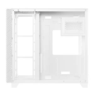 Ruix Aerospace אולטרה RGB להתאמה אישית לוגו תצוגת לוגו לוח קדמי מארז מחשב מסה מארז מחשב שחור ולבן מארז מחשב ATX מגדל מארז - Product Image 6