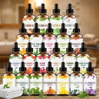 Huile essentielle de lavande 100ml/60ml/30ml, humidificateur, diffuseur d'arômes, huile essentielle multifonctionnelle, soins capillaires, fabrication de bougies