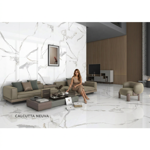 Azulejos de porcelana brillante Altra Slim Caramel Onyx de 800x1600 mm para pisos y paredes, diseño de lujo con apariencia de ónix. - Product Image 2
