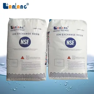 Purolite Amberlite cationique adoucisseur d'eau résine NSF grade portable traitement de l'eau résine échangeuse d'ions type gel cation res