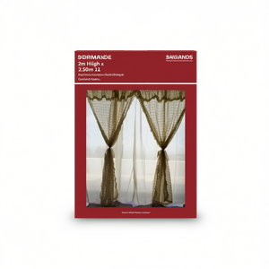 Cortinas Caladas 3AIGANDS de 2m de Alto x 2.50m de Ancho con Diseño Sólido para Ventanas - Product Image 1