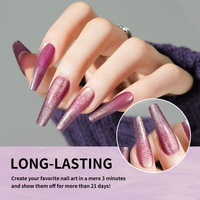 Stylo de vernis gel œil de chat KUDAN, 24 couleurs, application magnétique en une étape, qualité salon, vente en gros, OEM, ODM, ISO22716, CPNP, GMPC, CE