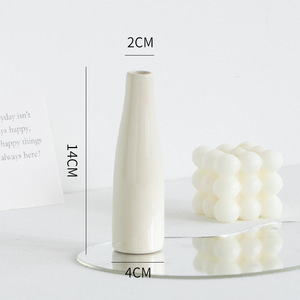 Wholesale Nordic Style <b>Small</b> Size Ceramic <b>Vase</b> for Living Room Entryway Desktop Dried Flower Display Decoration - Product Image 5