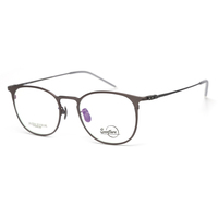 Lunettes en titane haut de gamme pour femmes, monture optique rétro ronde punk pour hommes, No quantité minimale de commande