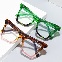 Cat Eye Anti lumière bleue lunettes dames mode optique Prescription lunettes dégradé couleur Transparent lunettes cadre