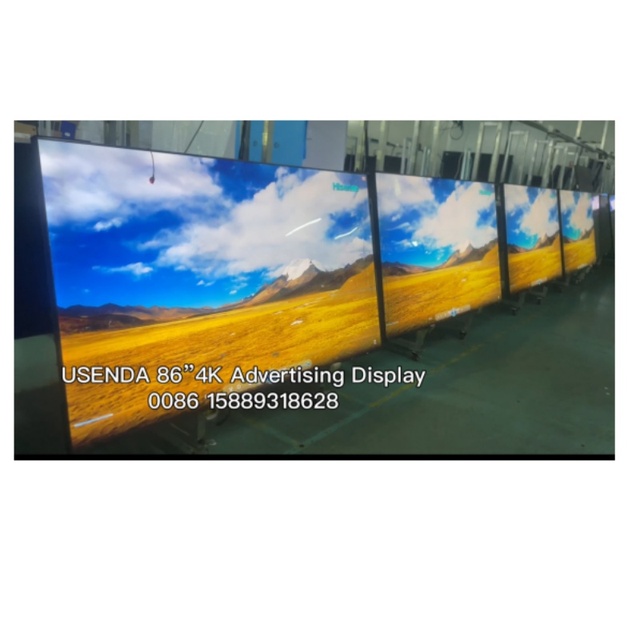 65 75 86 98 Inch 4K UHD Anti-Glared Android WiFi SDI Built-in Speaker CMS Cloud Control Exhibition Ultra-Thin LCD Monitor
