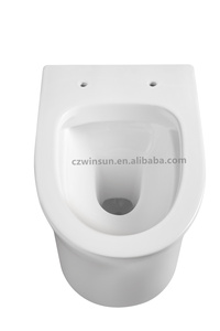 <span class=keywords><strong>WC</strong></span> en céramique sans rebord avec réservoir encastré, économie d'espace, <span class=keywords><strong>chasse</strong></span> d'eau siphonique haute efficacité pour projets résidentiels et hôteliers de luxe - Product Image 5
