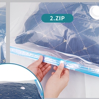 Sac de compression sous vide anti-poussière pour matelas, couette, vêtements, armoire, placard, voyage, sac de rangement domestique pour gagner de la place