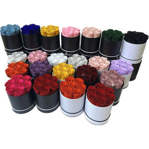 Boîte de conservation de cadeaux de fleurs conservées en gros de Chine coffrets cadeaux de roses <span class=keywords><strong>éternelle</strong></span>s fête des mères 7 jours boîte en carton indépendante 50 boîtes - Product Image 1