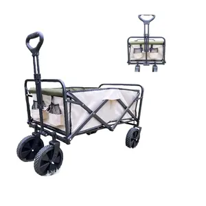 Good Quality Professional Series Factory Supplied Professional Series 8-inch Narrow wheel Folding Camping Cart Folding Wagon