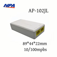 Répéteur/Extendeur PoE ANPA 3 Ports 10/100/1000 Mbps Plug and Play Empilable Montage sur Bureau/Mur IEEE 802.3af/at pour Caméra IP CCTV