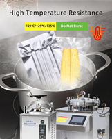 Sachet en aluminium Mylar argenté de qualité alimentaire, thermoscellable sous vide, à ouverture supérieure, pour emballage et stockage en vrac des aliments, pochette rétractable autoclaveable
