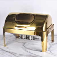 Équipement de restauration au prix d'usine, présentoir de buffet, chauffe-plats en acier inoxydable, réchaud à buffet