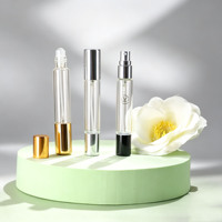 Flacon pulvérisateur en verre à double embout de 10 ml, un rouleau et un vaporisateur, flacon vide personnalisé pour parfum, huile essentielle, aromathérapie