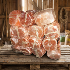 Bloque Redondo de Sal Mineral Rosa del Himalaya de Primera Calidad para Ganado, Bloque Redondo de Sal Rosa del Himalaya para Alimentación Animal - Product Image 1