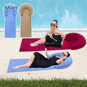 Mart personalizado <span class=keywords><strong>Camping</strong></span> PVC Flocado Ecológico PVC Inflable Plegable Playa Mat <span class=keywords><strong>Con</strong></span> <span class=keywords><strong>Respaldo</strong></span> - Product Image 1