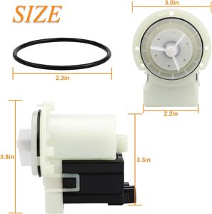 Motor de Bomba de Desagüe de Alta Calidad 280187 8181684 Compatible con Lavadoras <span class=keywords><strong>Whirlpool</strong></span> <span class=keywords><strong>Duet</strong></span> May Tag Epic Ken More - Product Image 2