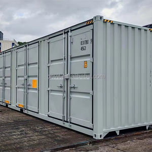 40HQ Conteneur à 4 portes en acier Corten à ouverture latérale 76CBM haute capacité 50% chargement plus rapide pour le transport de machines - Product Image 1