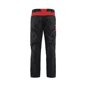 BLAKLADER - 144418329956C56 Industry <b>trousers</b> <b>stretch</b> <b>Black</b>/Red - EAN 7330509757789 WORK <b>TROUSERS</b> CARGO WORK <b>TROUSERS</b> - Product Image 2