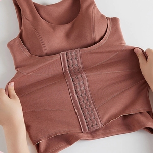 Ropa Interior Térmica para Mujer, Tops Moldeadores con Sujetador, <span class=keywords><strong>Faja</strong></span> <span class=keywords><strong>Reductora</strong></span> de Cintura, Corsé <span class=keywords><strong>Adelgazante</strong></span> de Felpa - Product Image 2