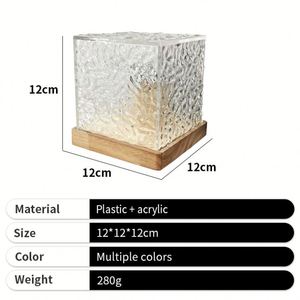 Proyector de Ondas de Agua 2024, Lámpara Giratoria Electrónica de Consumo, Lámpara de Noche, Lámpara de Mesa para Negocios - Product Image 2