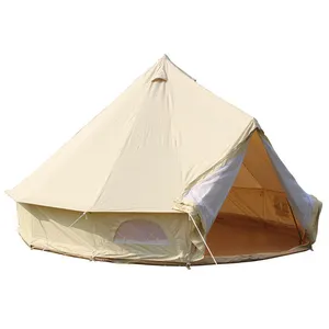 Tenda da campeggio per Hotel tenda da campeggio in cotone tenda a campana in tela ignifuga antivento antipioggia