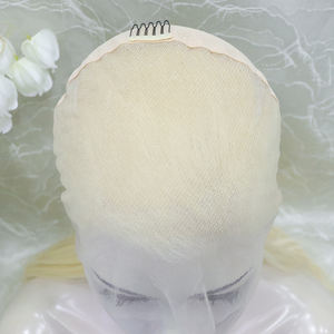 Pelucas de Encaje Completo con Cabello de Fibra, Color Rubio, para Cosplay y Uso Diario - Product Image 3