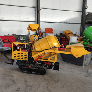 Mini Bétonnière sur Chenilles Hydraulique Auto-chargeante avec <span class=keywords><strong>Pelle</strong></span> Intégrée pour Chantier Domestique - Product Image 3