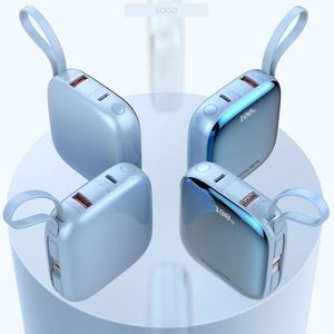 High Capacity 30W 10000Mah Ultra-Slim PD35W Mini Bank USB C Charger Two-Way Fast Charge Super Mirror Finish LED Display Cable - Product Image 3