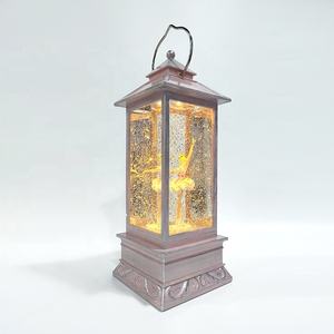 <strong>Wholesale</strong> Diy Glittering <strong>Snow</strong> Ball Birthday Gift Souvenirs Customized LED Night Light Ballerina <strong>Snow</strong> <strong>Globe</strong> for Christmas - Product Image 4