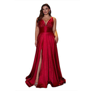 Nuovo Abito <span class=keywords><strong>da</strong></span> Sera Estivo <span class=keywords><strong>da</strong></span> <span class=keywords><strong>Donna</strong></span> <span class=keywords><strong>Taglie</strong></span> <span class=keywords><strong>Forti</strong></span> Elegante dei Produttori con Bretelle Sexy Scollo a V e Design Aderente Plissettato - Product Image 6