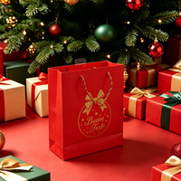 Kemasan Hadiah Mewah untuk Jam Tangan dan Kacamata, Tas Kertas Karton Putih Tahan Air dengan Ikat Pita Perak Kustom