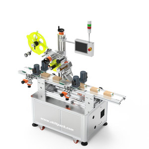 SKILT Elektrischer Automatischer <span class=keywords><strong>Clamshell</strong></span> C-<span class=keywords><strong>Wrap</strong></span> Box Etikettierer Dreiseitige Dreidimensionale Etikettiermaschine PLC Servomotor Papier - Product Image 2