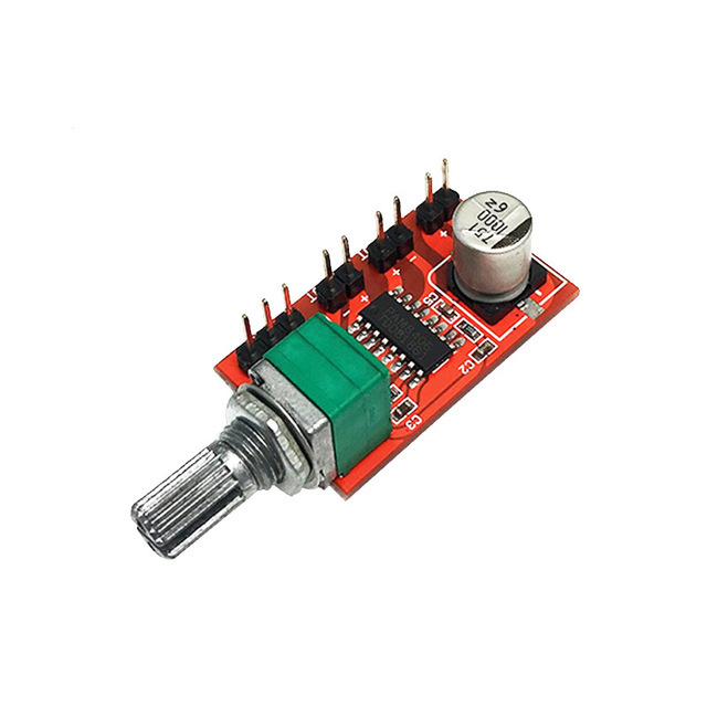 PAM8406 Bone Conduction Speaker Amplifier Board Module Digital Amplifier Board with Volume Adjustment Dual Channel 2*5W
